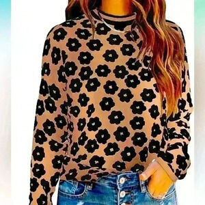 PRETTYGARDEN Floral Knit Sweater XL | Stylish & Lightweight Pullover 🌸